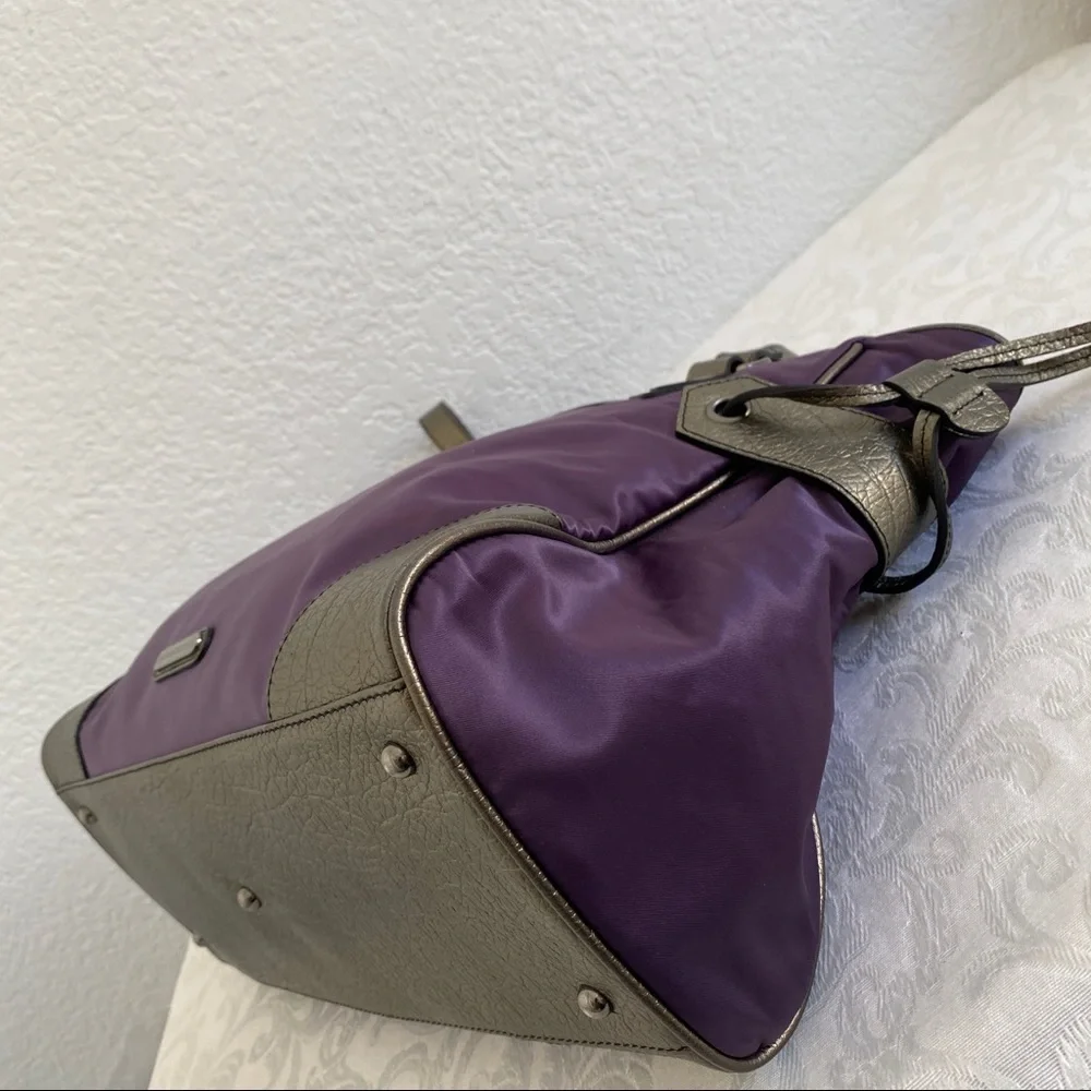Burberry nylon leather